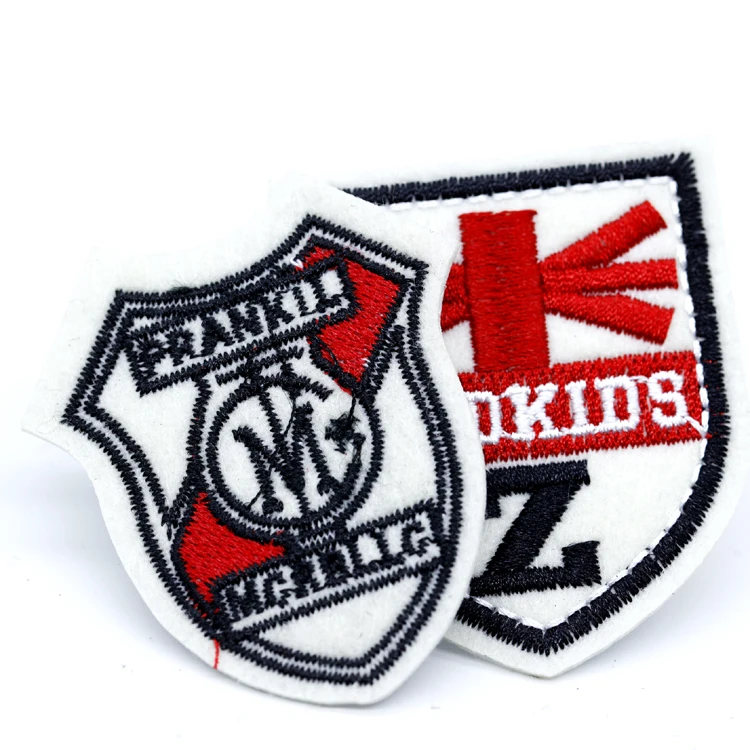 Clothing Brand Name Logo Embroidery 3d Embroidery Badge Embroidered Patches Clothing Sew On Iron On Patch 3d Embroidery Patch