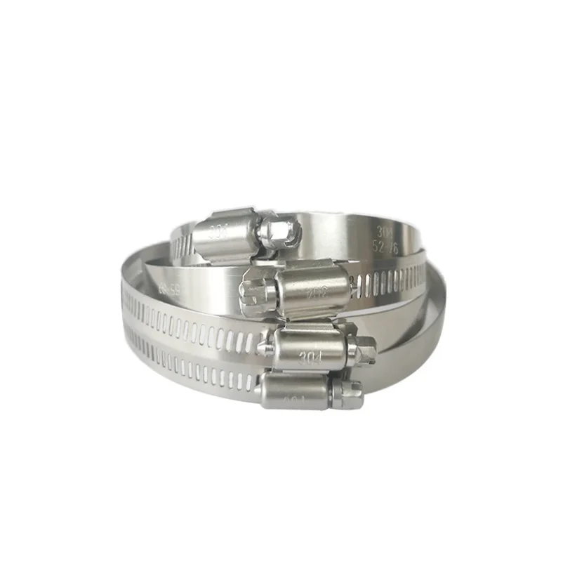 OEM Full size adjustable heavy duty quick release stainless steel small thumb screw hose clamps for pipe