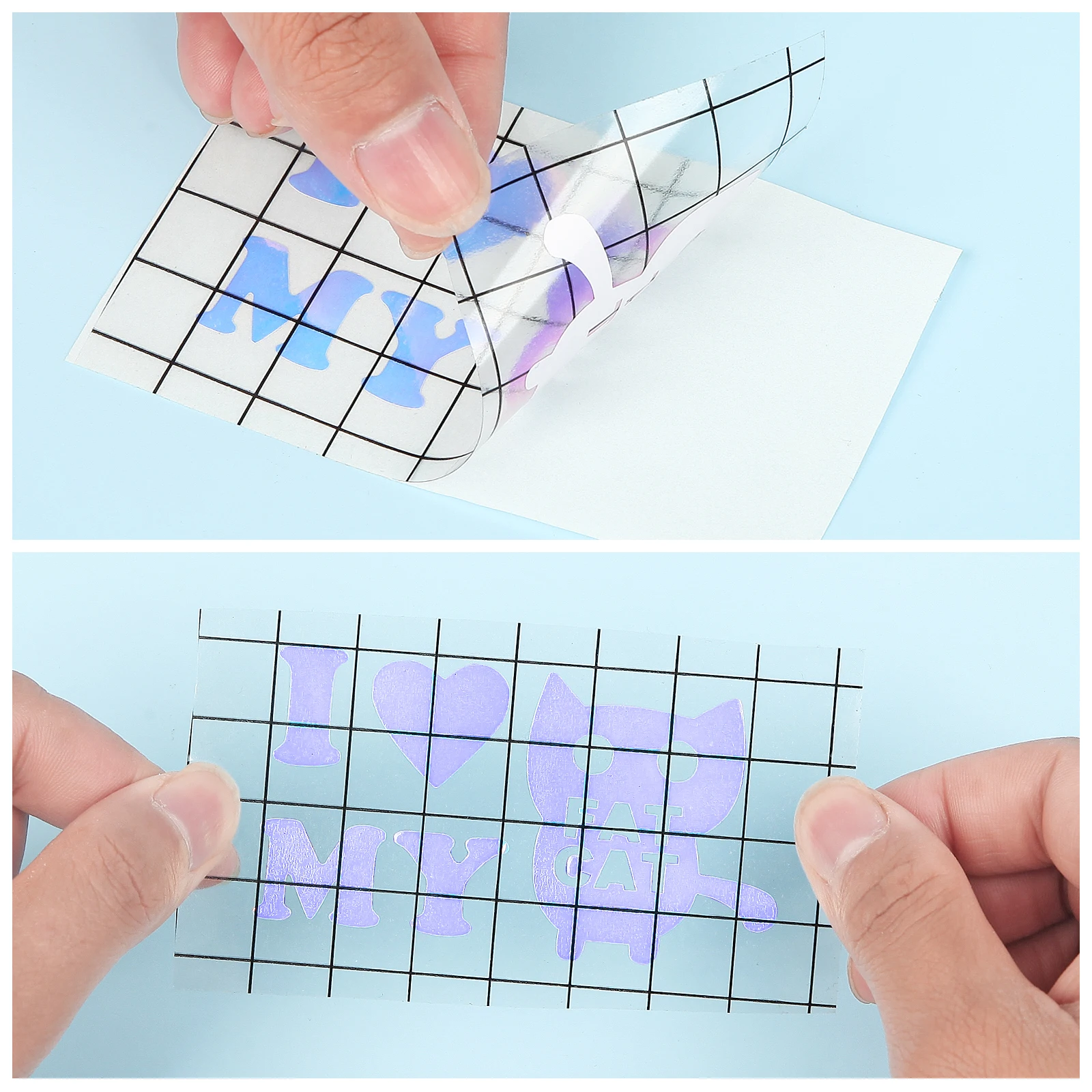 China Manufacturer LYA Removable Clear Vinyl Transfer Paper Alignment Grid Application Tape Roll For Vinyl Stickers