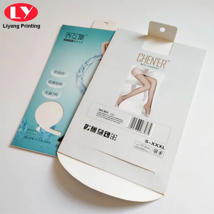 Envelope Style Pantynose Packaging Boxes Full Color Panty-hose packaging Paper Box Custom Printed Stocking Packaging