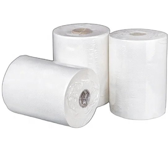 Пользовательская печатная Туалетная салфетка 1 слой натуральная древесная целлюлоза Макси рулон полотенце для рук Заводская оптовая цена кухонное бумажное полотенце рулон