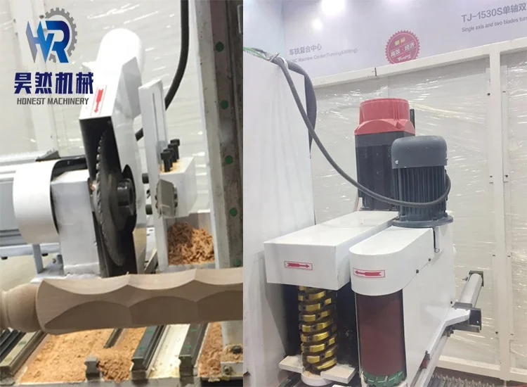 
New Electronic Components 3D wood carving machine cnc lathe baseball bat working turning router 