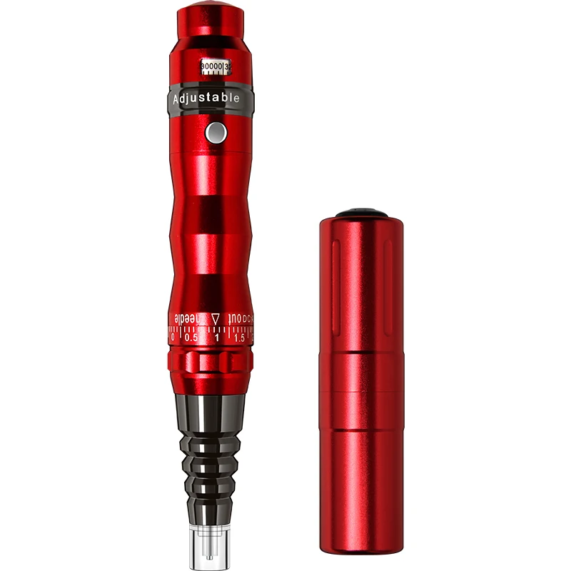 OEM Popular Korea Battery Tattoo Pen Tattoo Gun PMU MTS Permanent Makeup Microblading Machine Semi Wireless Tattoo Machine