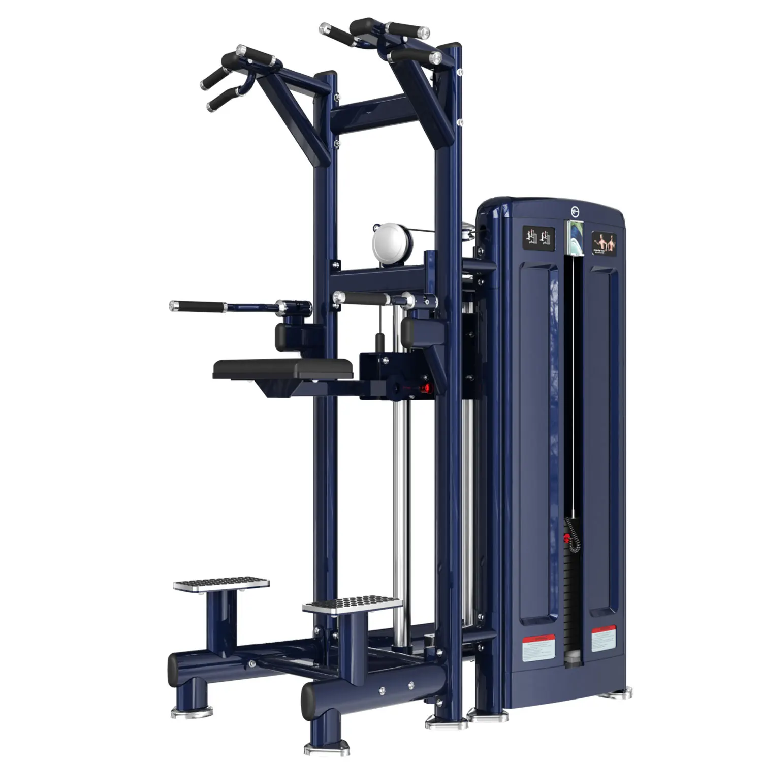 Professional Gym Equipment Fitness Pin Load Selection Machine Pull up Chin Assisted Dip Assistant