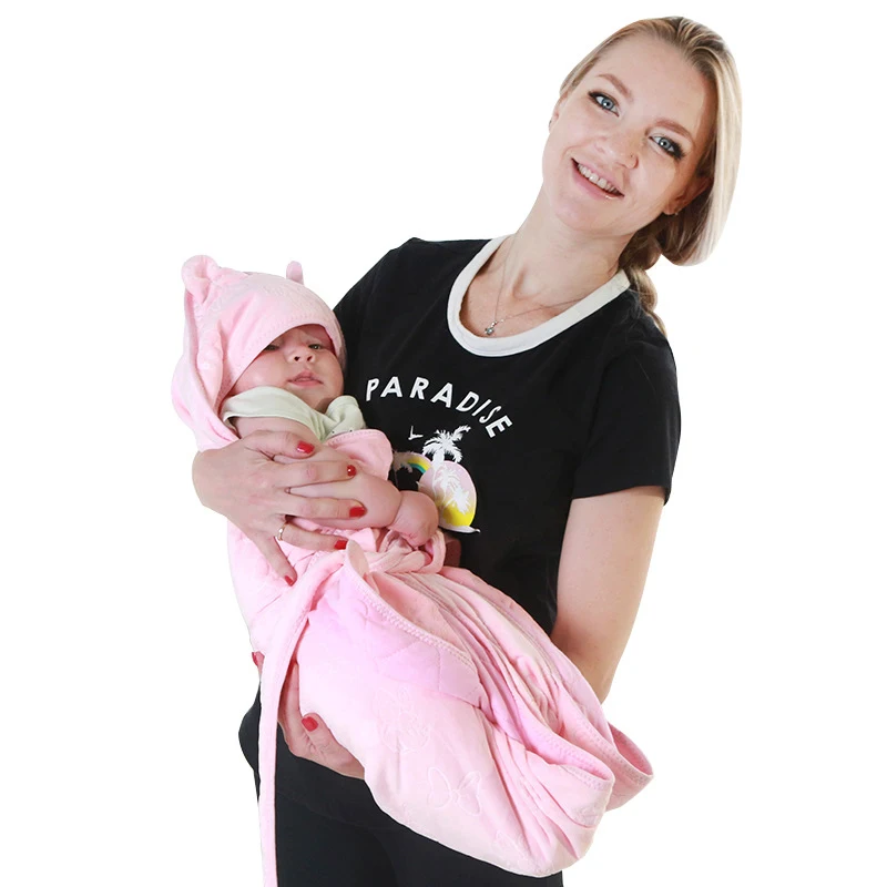 
Crystal velvet cotton spring and summer newborn anti-kicking baby quilt 