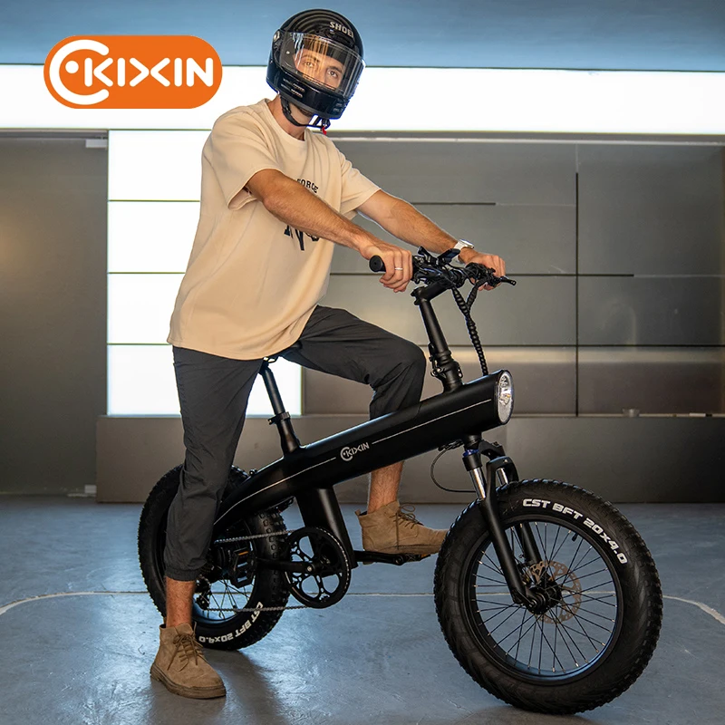 KIXIN Manufacturer Shimano 7 Speed 50km/h Electric Bicycle 20*4 Off-road Pneumatic Tires E Bike Electric Mountain Bike