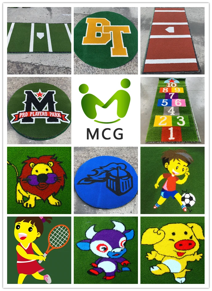 MCG Artificial  Grass Mat 40mm Pile Height Synthetic Lawn Carpet Football Soccer Golf Indoor Sports Gardens PP Square Roll