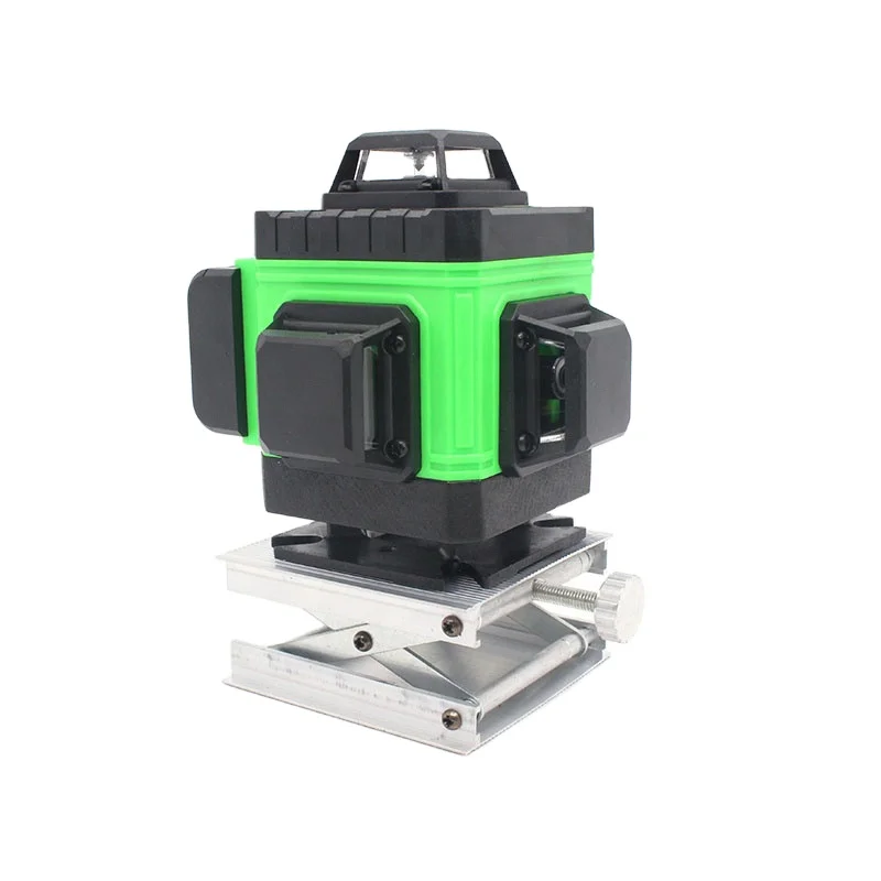 4d green 16 beam cross line laser level tool 360 rotating wholesale customized good