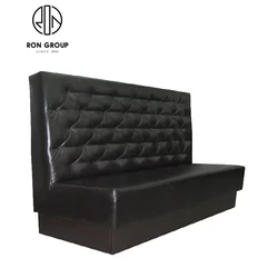 Custom cafe furniture single sided restaurant sofa booth seating