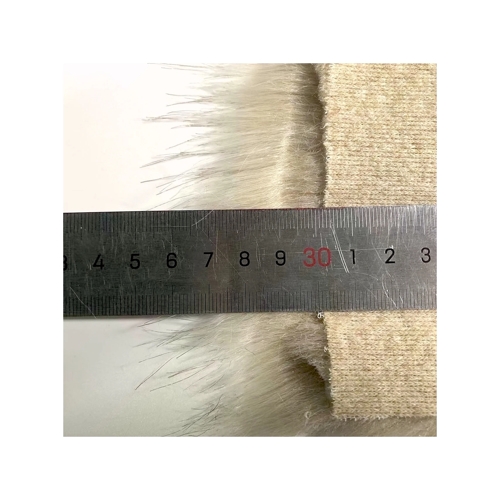 Best Quality Long Pile Fox Hair Dyed Tip Faux Fur Plush Fabric For Coat Or Home Textile