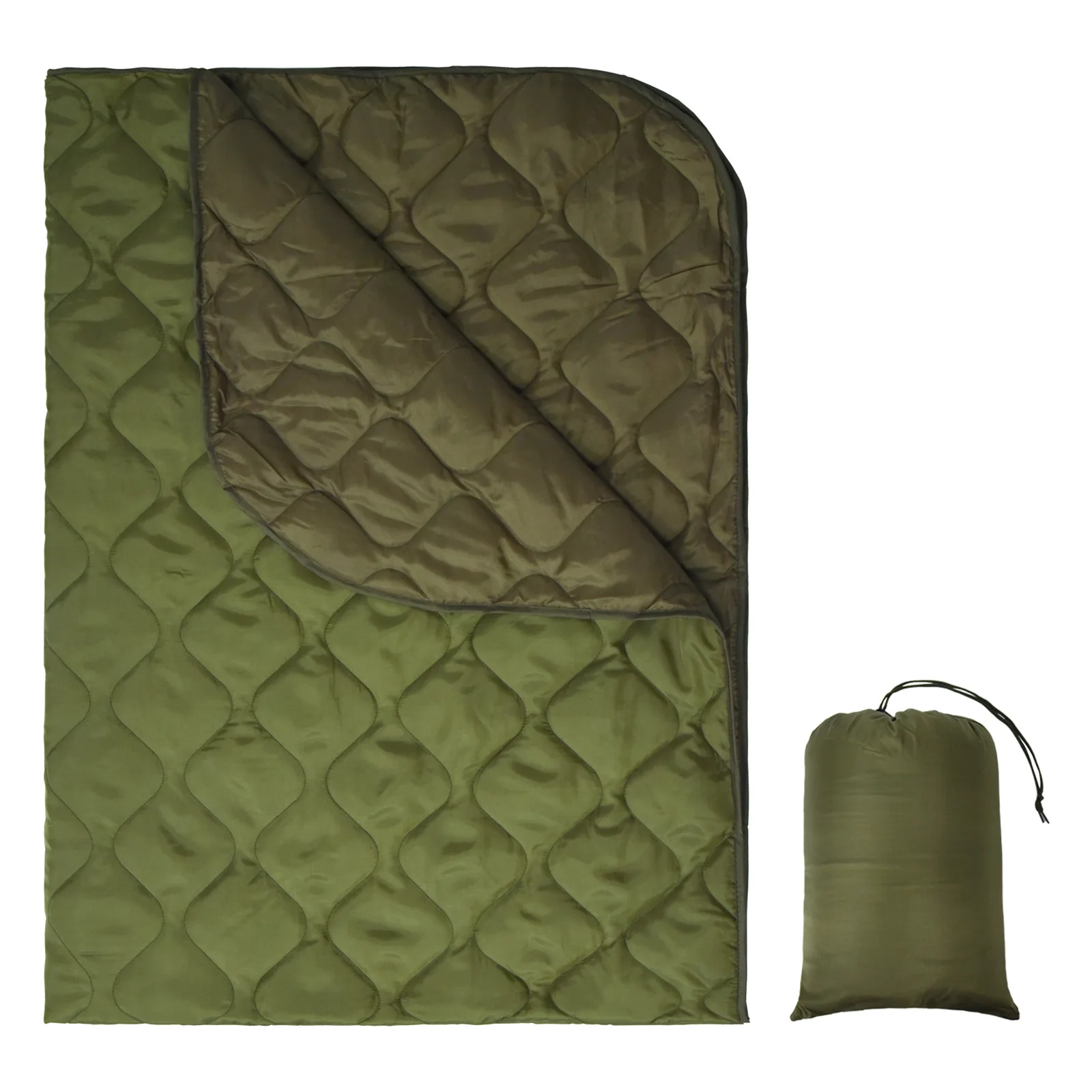 Multifunctional Outdoor Camping Emergency Folding Mat Camouflage Quilt Nap Blanket Warm Insulation Moisture Mat