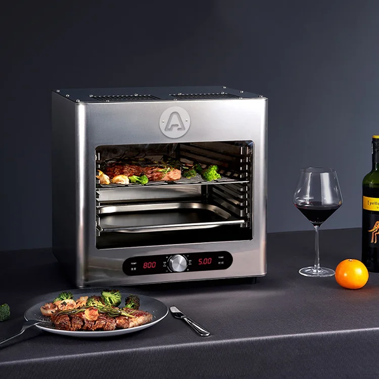 800 degree high temperature commercial electric oven fully automatic frying steak machine steak grill