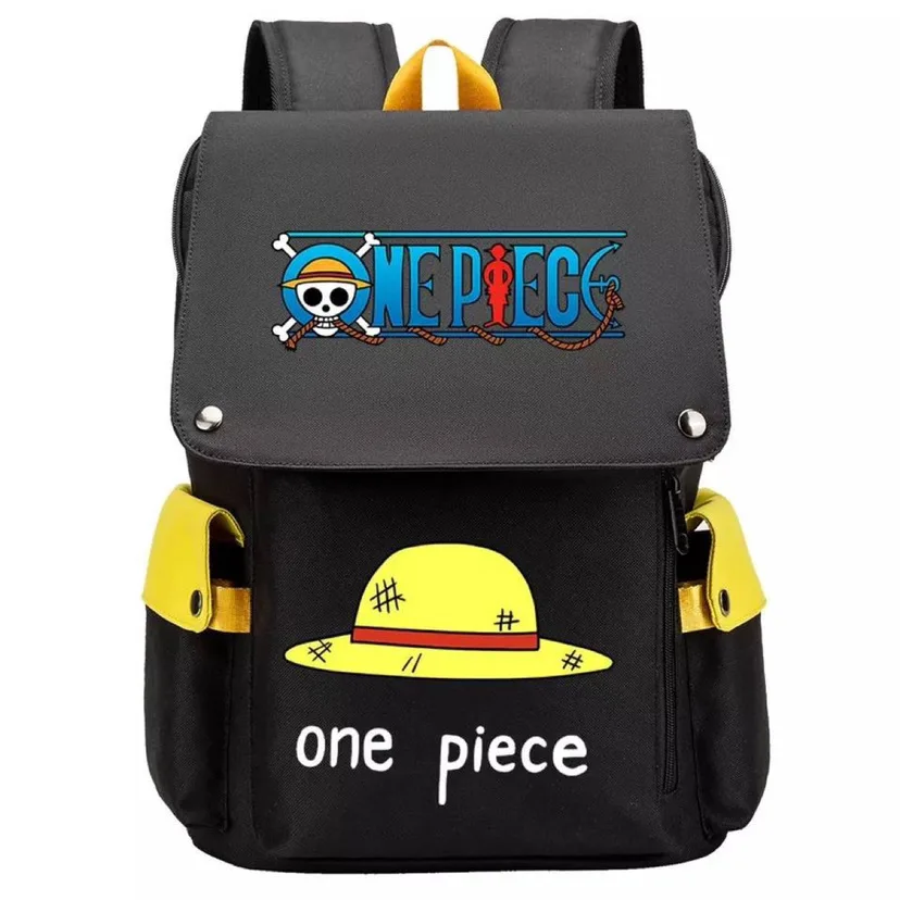 Japan Anime Cartoon Kids Children Students Piece Lufy Schoolbags Backpacks