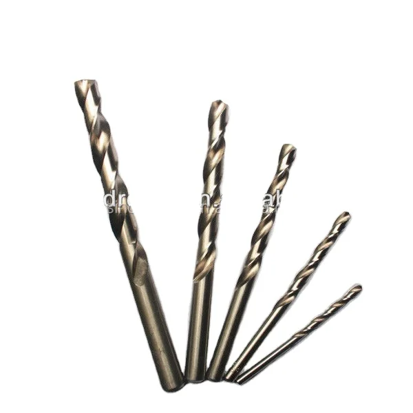 Manufacture  HSS Titanium Coated 4241 6542 4341 m35 Left Hand Twist Drill BIt for granite
