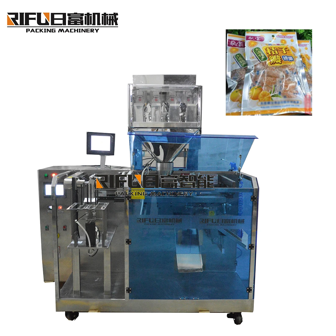 Full Automatic multifunctional premade bag  Packing machine for granulated rock sugar