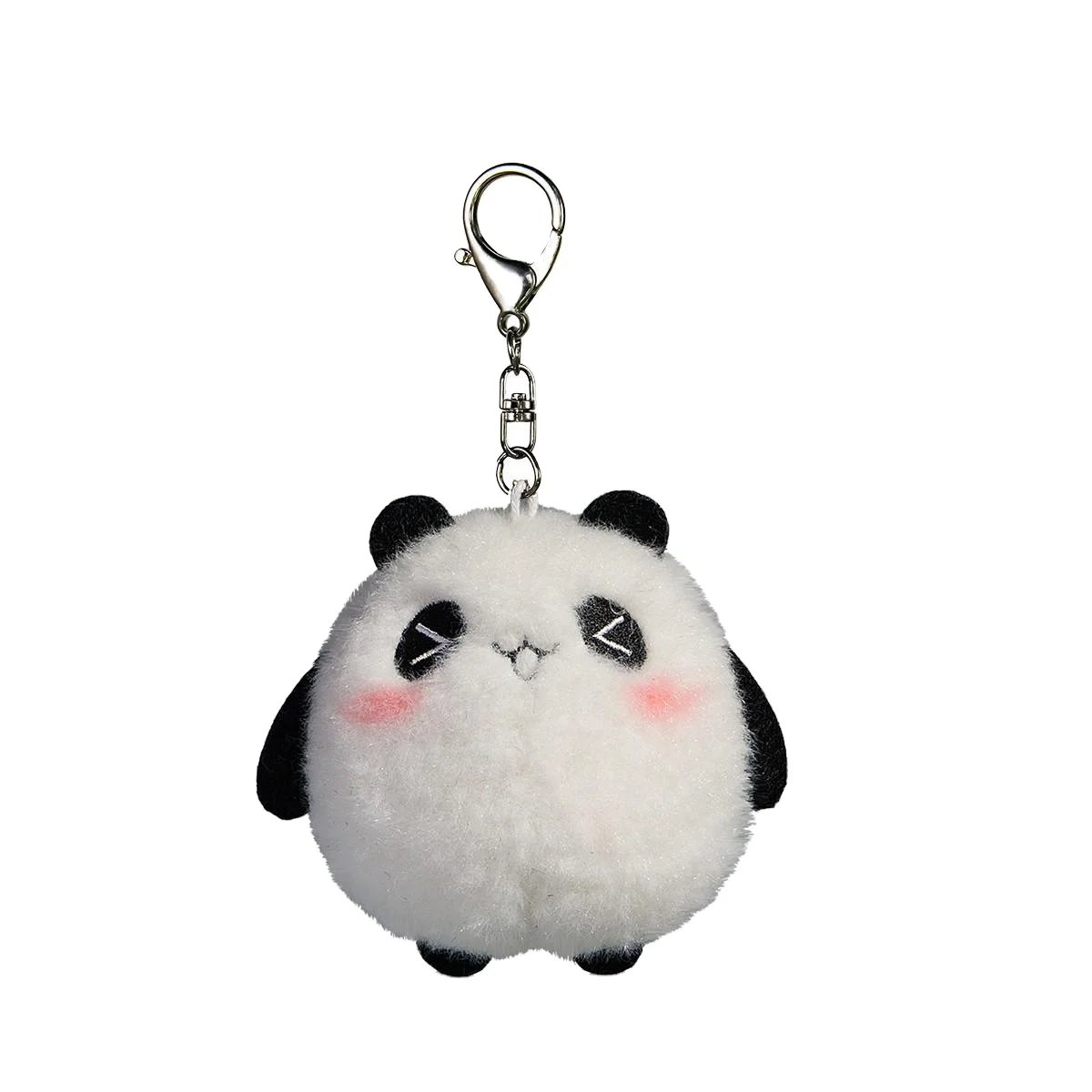 High Quality Cheap Price Cartoon Panda Keychain Customized Soft Stuffed Animal Panda Kawaii Plush Toy Keychain Key Ring