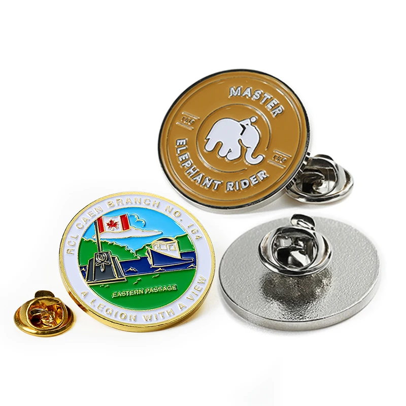 New Elephant Rider Soft Enamel Pin Custom Design 3D Brand Letter Pin Badge Business Gifts Souvenirs Lapel Pins for Suit Men