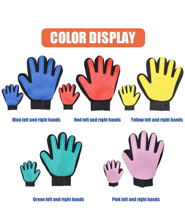 Pet Wash Silicone Softhand Cover Multi Function Grooming Animal Anti Grab Hair Remover Hand Cover