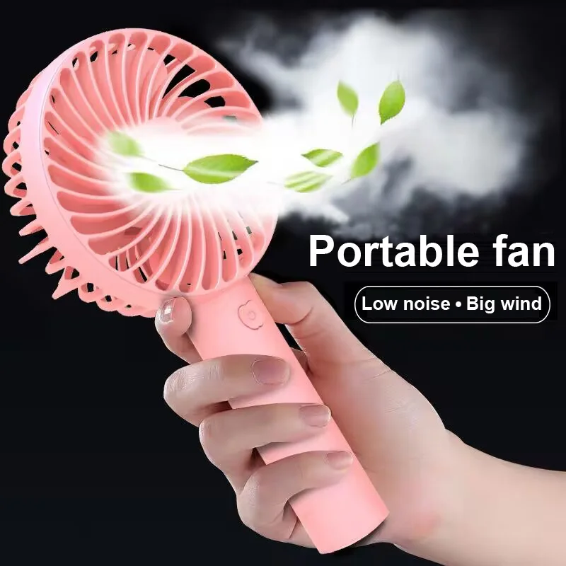 Usb Handheld outdoor desk Fan Lash Table Summer Must Have Rechargeable Battery Portable Air Cooling Usb Mini Fan children