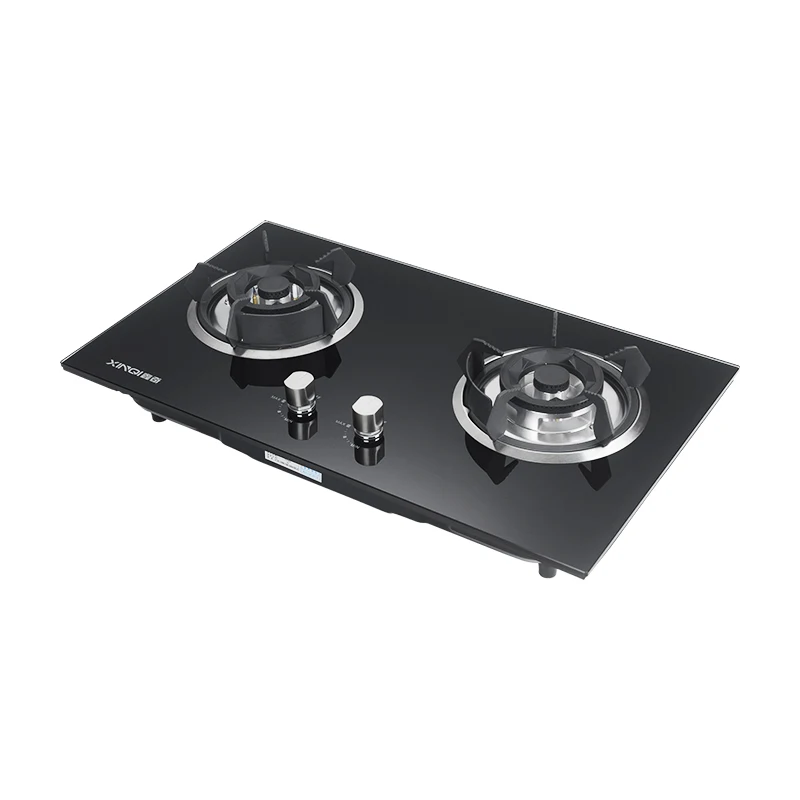 Tempered glass explosion-proof gas hob stove 2 burner gas stove stove wholesale gas cooker