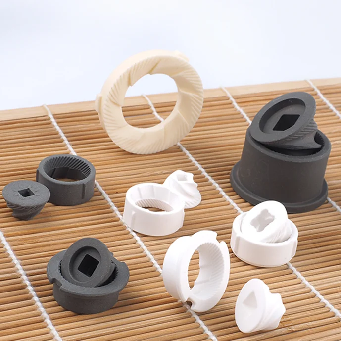 Eco-friendly 85 al2o3 white ceramic burr 26 mm, Low price 99 al2o3 white customized ceramic grinder