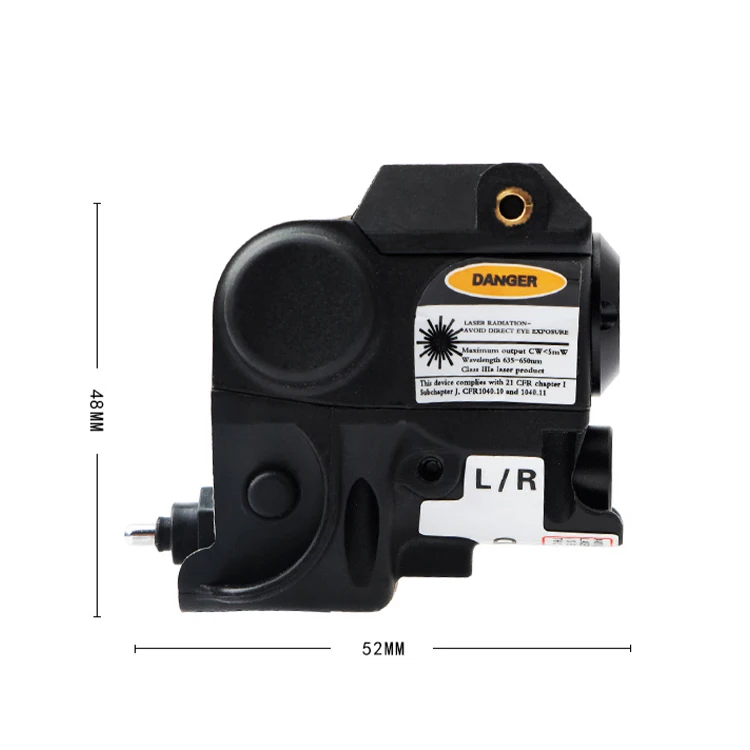 L1 Tactical Led Flashlight And Red Laser Sight For Hunting