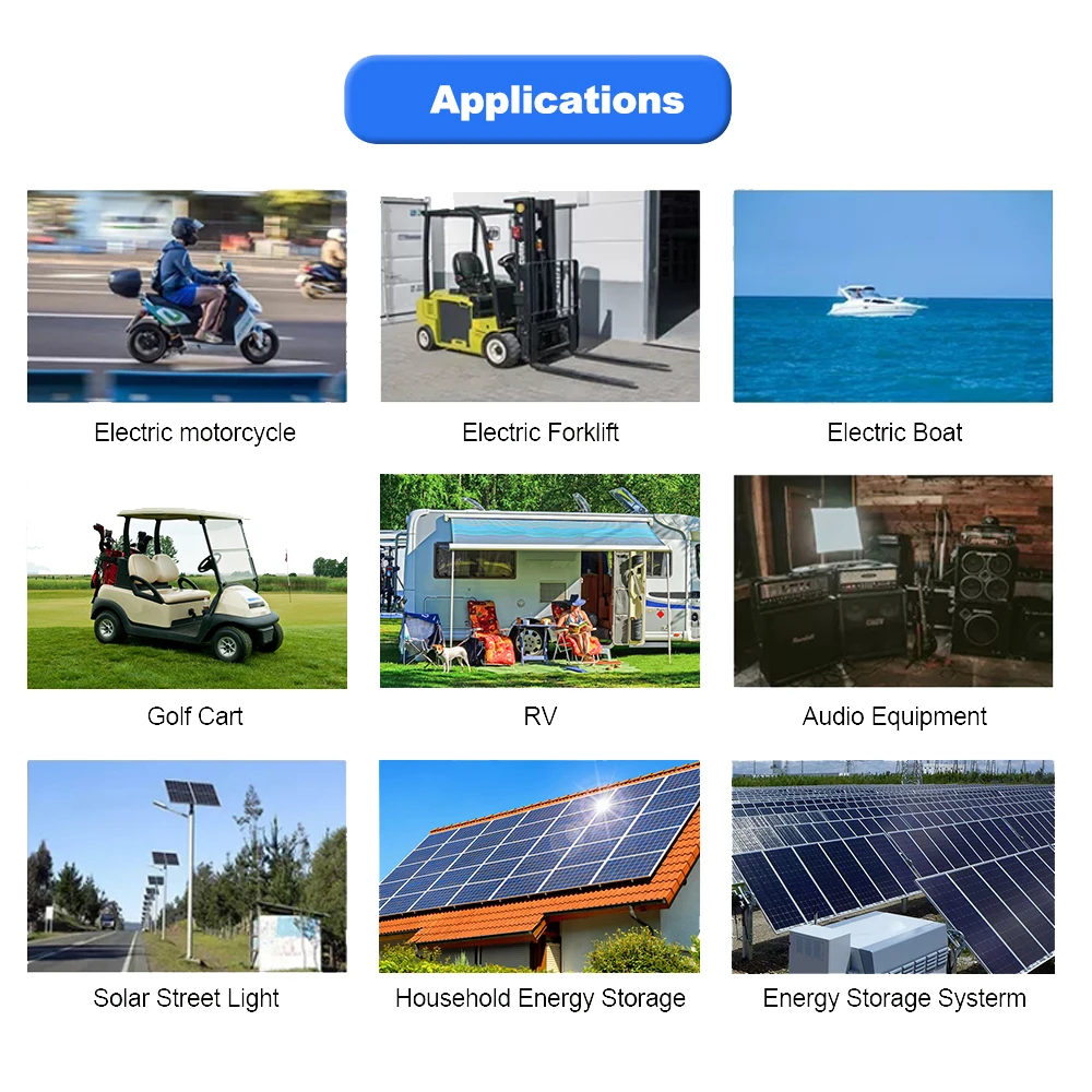 Yigaos lifepo4 lithium deep cycle pack solar systems rechargeable 12ah 100ah 200ah 12v battery car starting battery