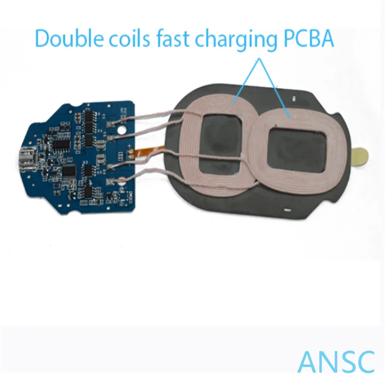 OEM ODM индивидуальные Qi беспроводной зарядное устройство 2 катушки/Пользовательский Размер беспроводной приемник катушки