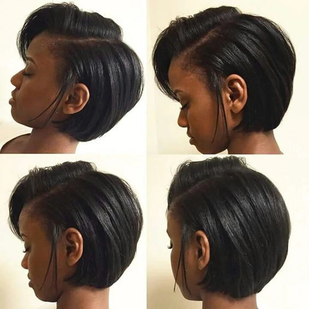 Sunlight Pixie Cut Short Human Hair Wigs For Women 13X4x1T-part Lace Front Wig Natural Remy 150 Brazilian Wigs