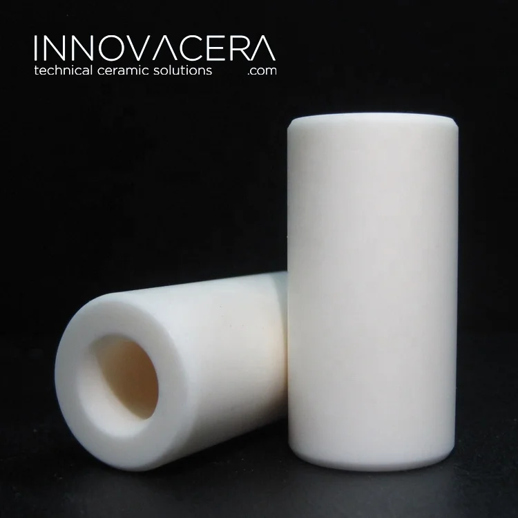 INNOVACERA Good Thermal Shock Resistant Glazed Al2O3 Alumina Corundum Protection Pipe