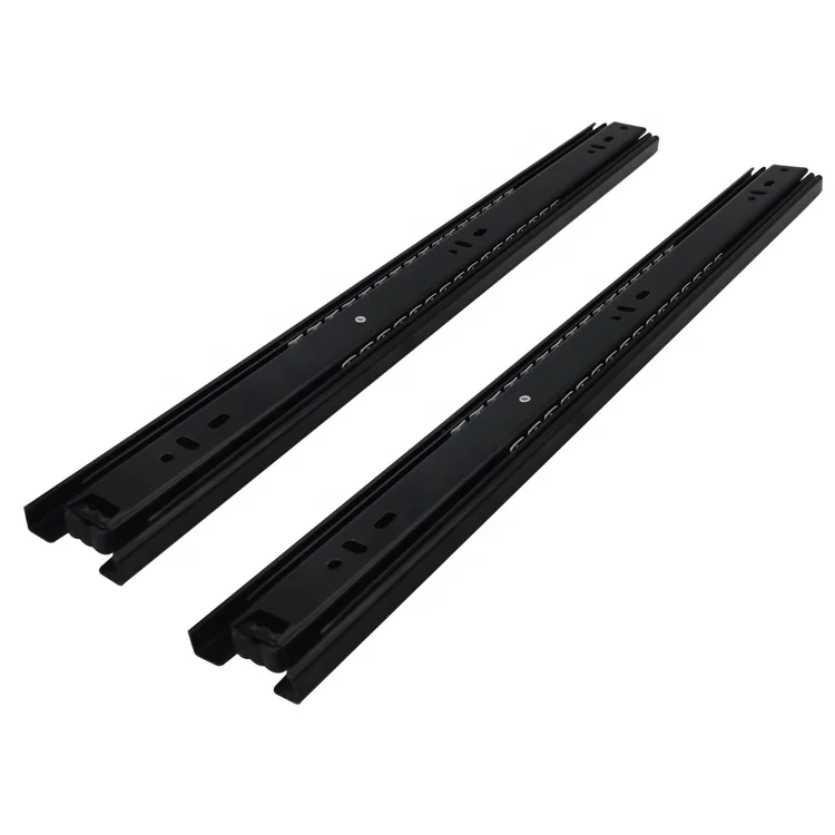 Новый дизайн шарикоподшипник с нижней держатель рельса для ящика Полный Расширение телескопический слайд