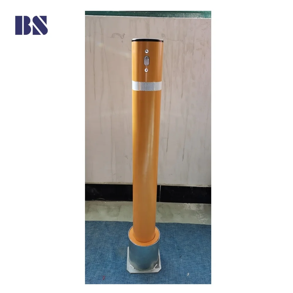Manual Rising Removable Bollard Lock Access Control Bollard Road Safety Equipment Telescopic Barriers