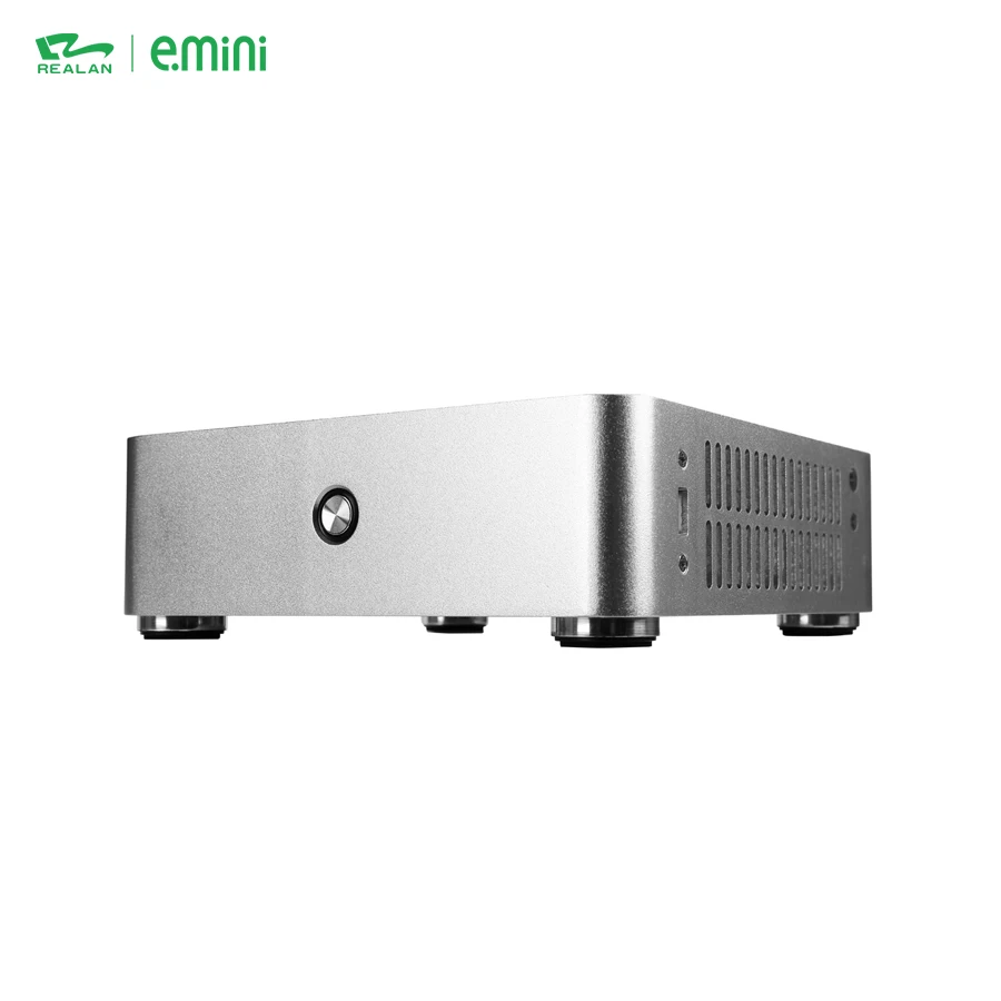 Оптовая продажа алюминиевый промышленный компьютер Тонкий Htpc Mini Itx чехол