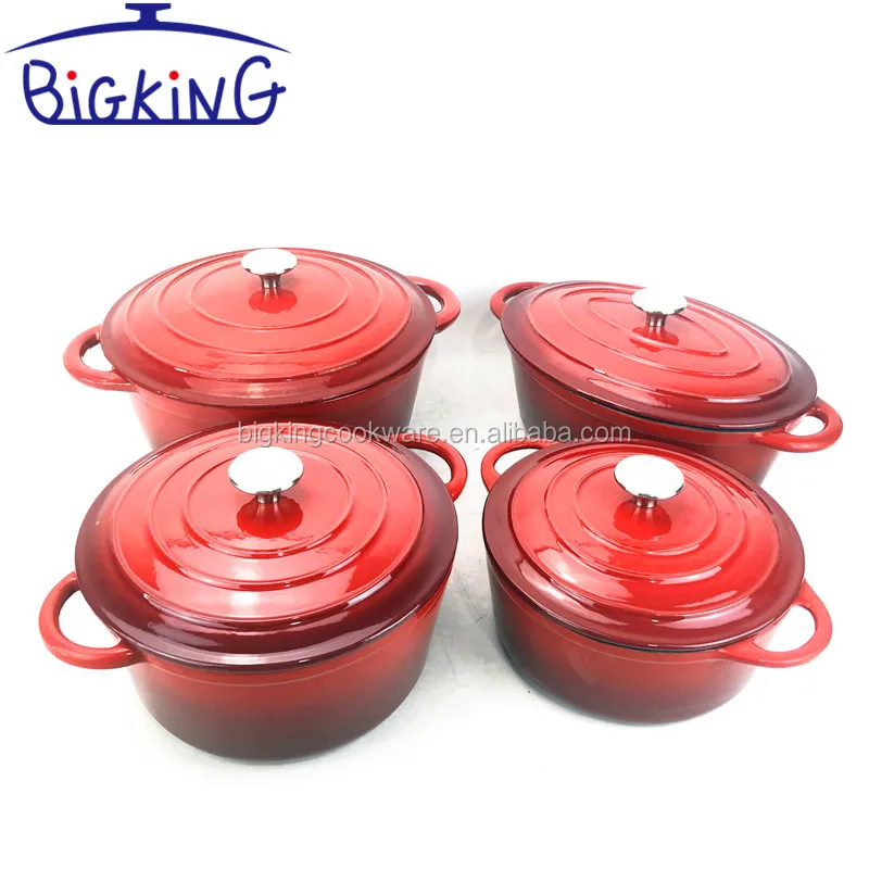 5L cast iron enamel pot rice cooking pot Casserole Dish
