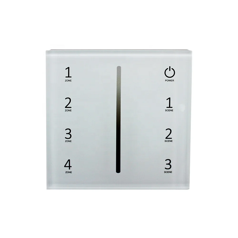 Manufacturer High Quality LED Controller Touch Panel 4 Channel 0-10V LED Dimmer for Smart Strip Lights