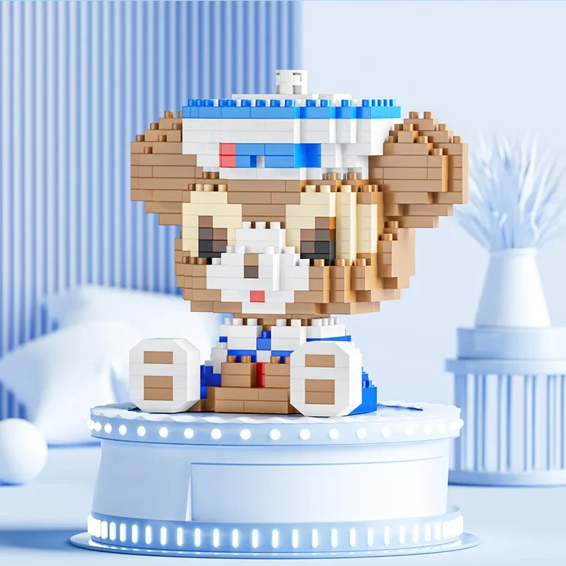 Cartoon Building Blocks 3D Puzzle Toy Mini Monsters Kit Gifts Micro Small Particle Building Block Set Diy Brick Set Anime Figure