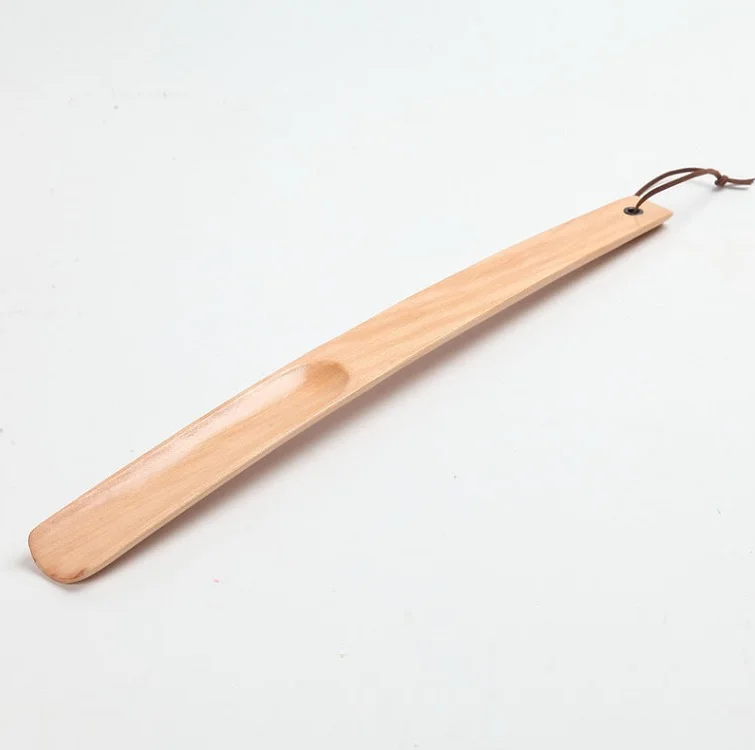 38cm long lotus wood shoe horn