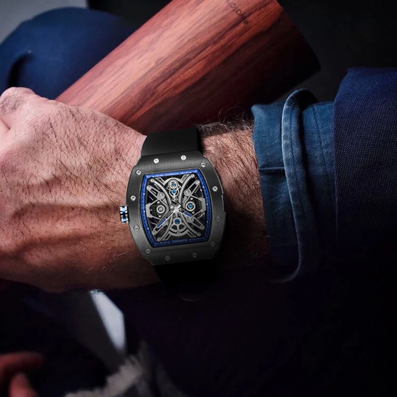 
Wholesale Mechanical Watch Montre Richard Mille Diamond Factory Price Richard Mille Custom Wrist Watch For Men 