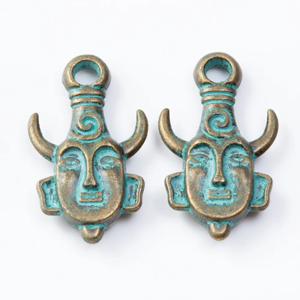 249 lvji DIY Accessories Retro Zinc Alloy Evil Force Amulet Avatar Pendant 1318
