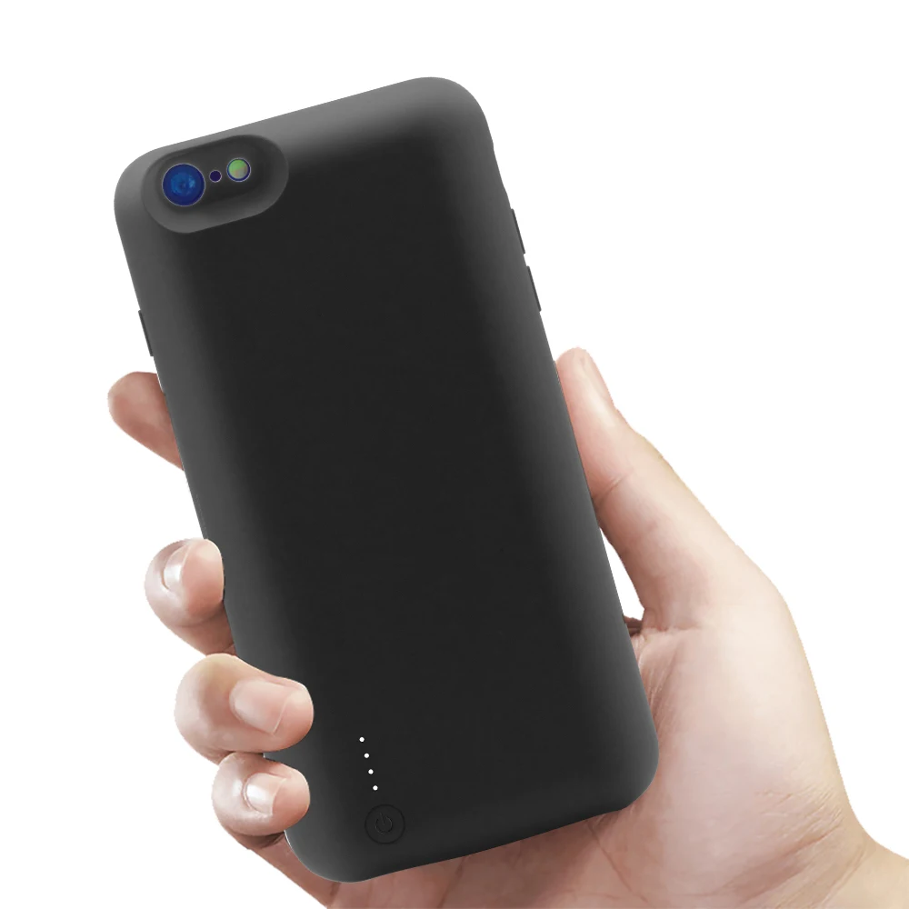  Чехол для iPhone 6 6s 7 8 Аккумуляторный удлиненный чехол с зарядным устройством 4 дюйма 5200 мАч защитный
