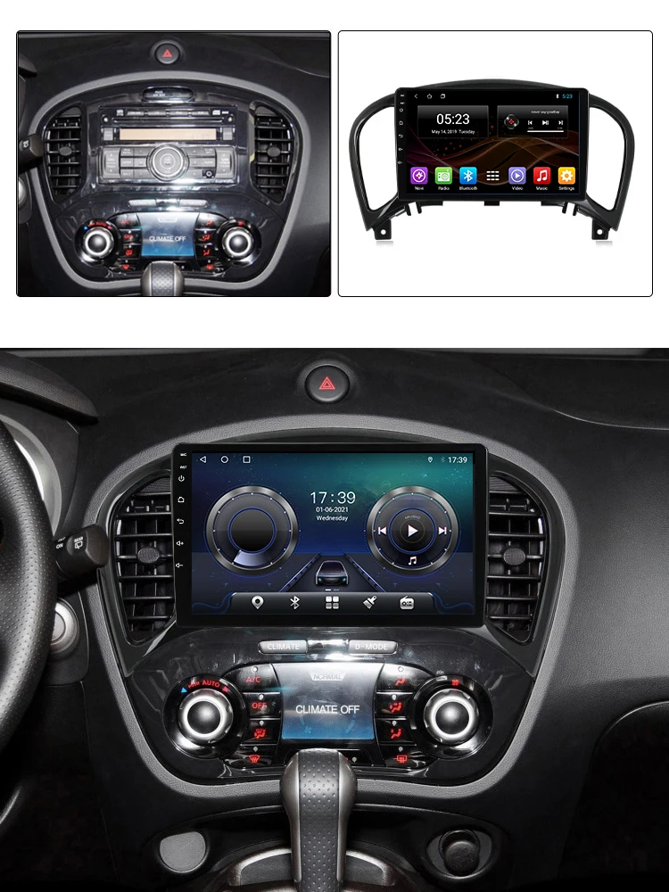 Android IPS+DSP+4G LTE+CarPlay Car Radio Player For Nissan Juke Infiniti ESQ YF15 2011-2017 with GPS Navigation Car Video