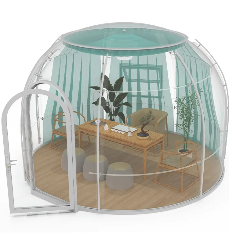 UNIFIVE Windproof and waterproof Environmental protection material bubble house transparent tent inflatable bubble tent