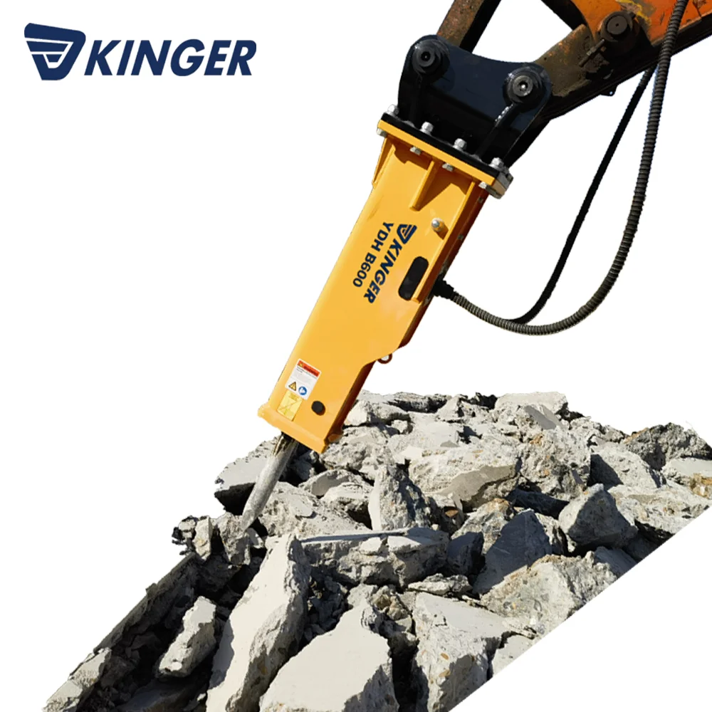 KINGER hydraulic concrete breaker SB35 rock breaker for mini excavator