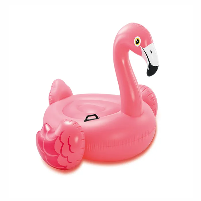 INTEX 57558 Inflatable Pink Flamingo Ride-on Mega Pool Swimming Outdoor Beach Water Play Equipment Float