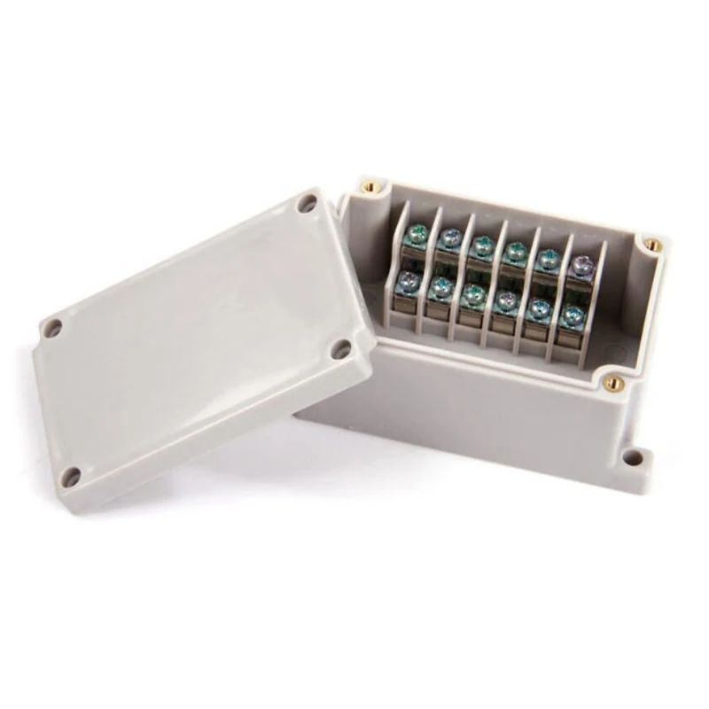 Saip Saipwell DS-PG-6P  75*80*43 mm IP66 Waterproof Electric Terminal Junction Enclosure With Connection Copper Bar