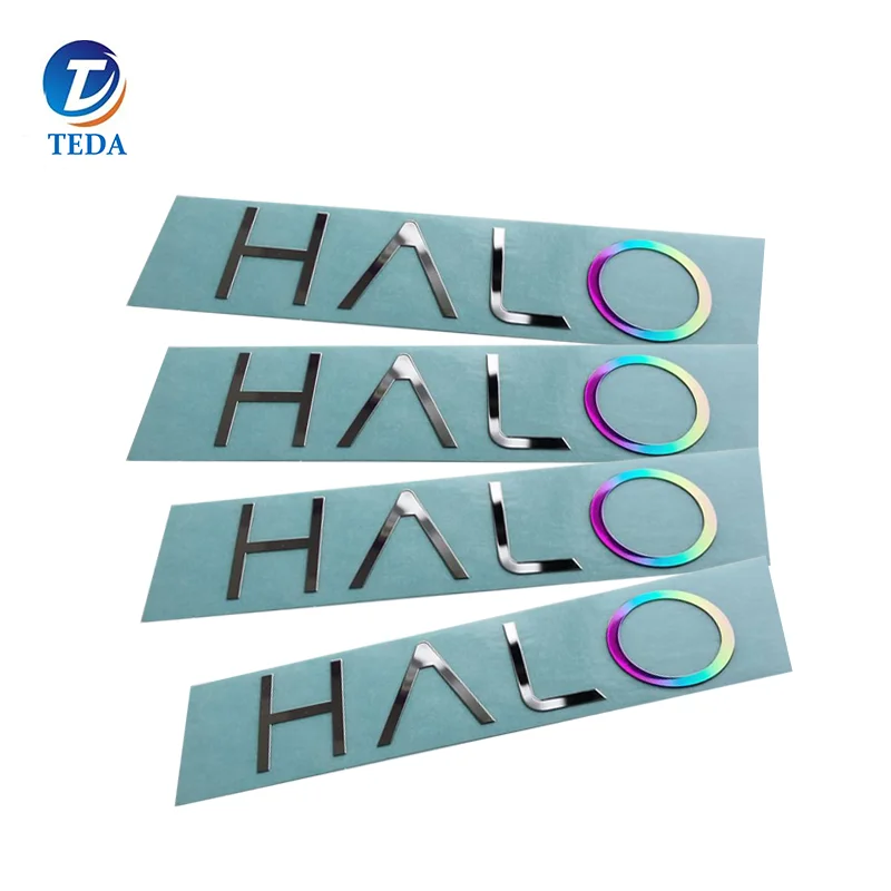 electroform metal nickel logo sticker metal plate emblems