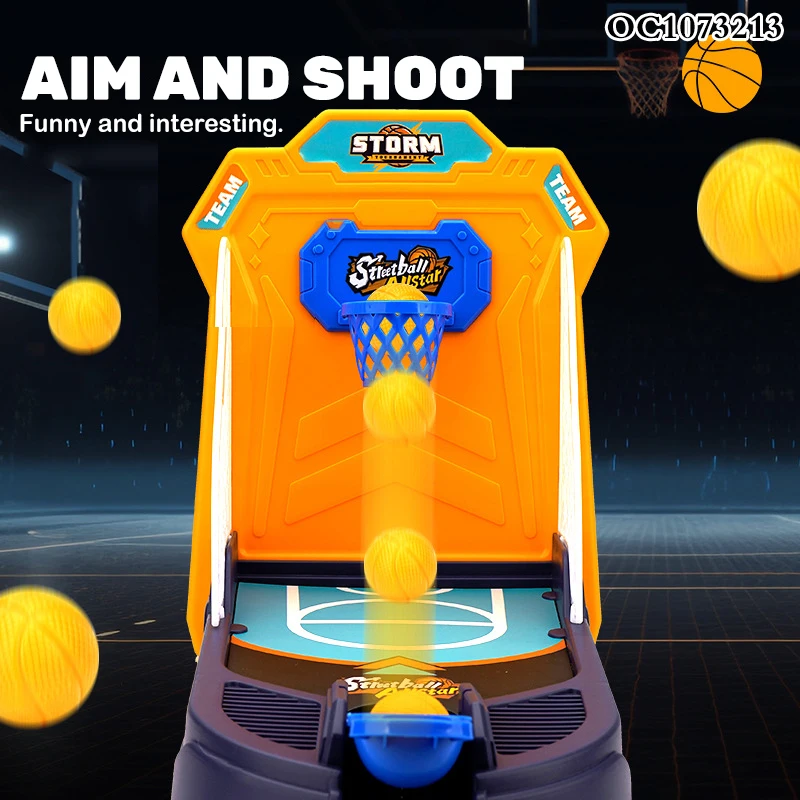 Plastic sport shooting tabletop finger basketball game machine toys for kids