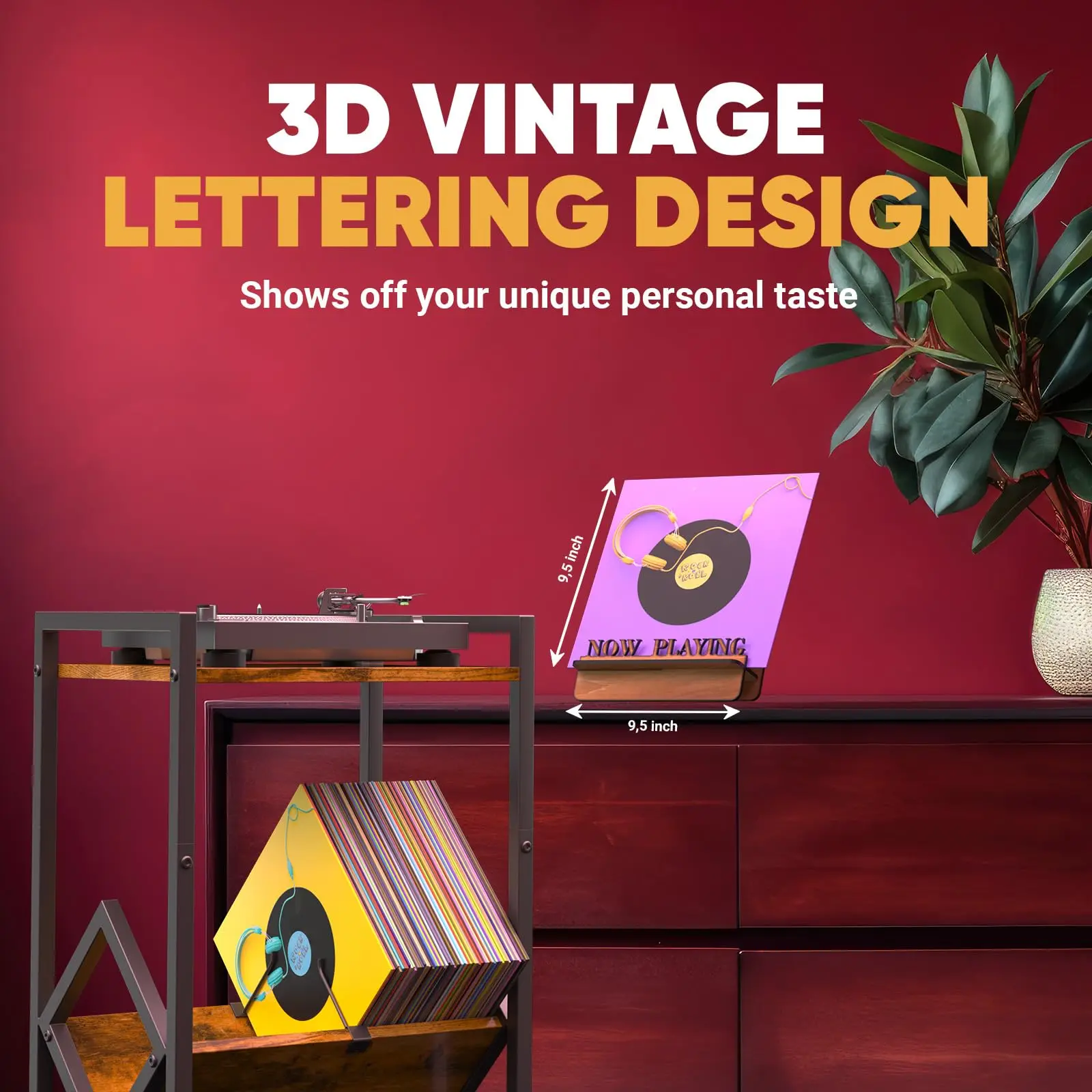 Wholesale Vinyl Record Storage Holder Magazine Album Rack