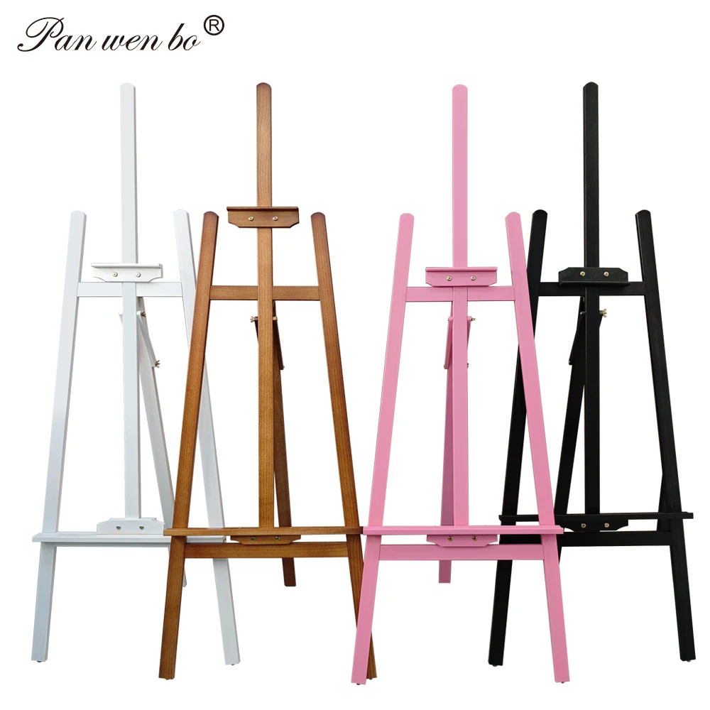 Multiple specifications high quality kids oil watercolor wooden painting display easel