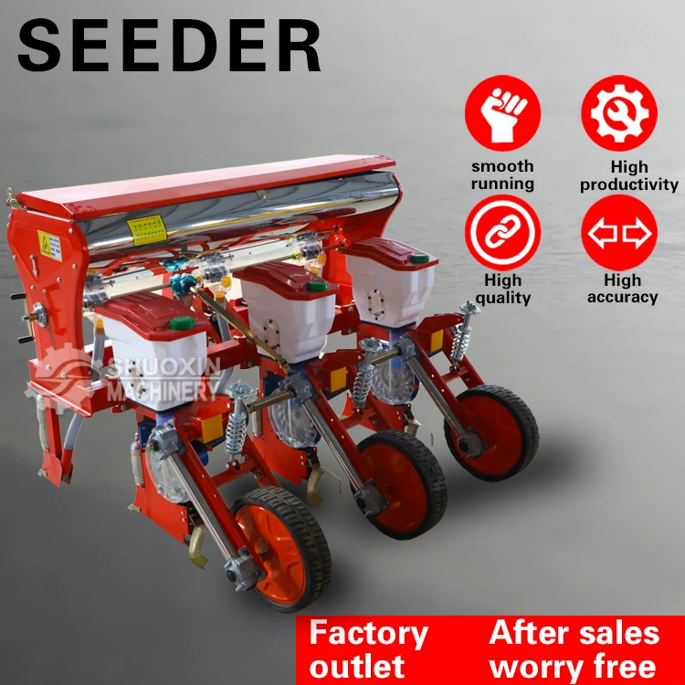 Factory farm machinery tractor driven maize peanut seeder no till soybean planting machine agricultural tractor seeder